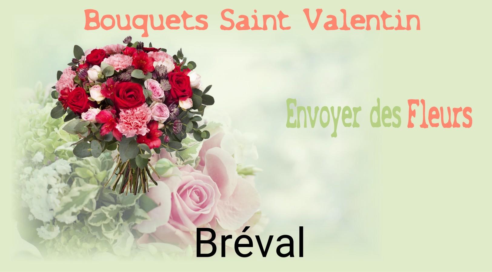 Roses de Saint-Valentin livrées à Bréval